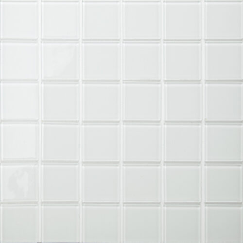 CLASIC BLANCO 27 X 27 MALLA DE VIDRIO ACUARELA