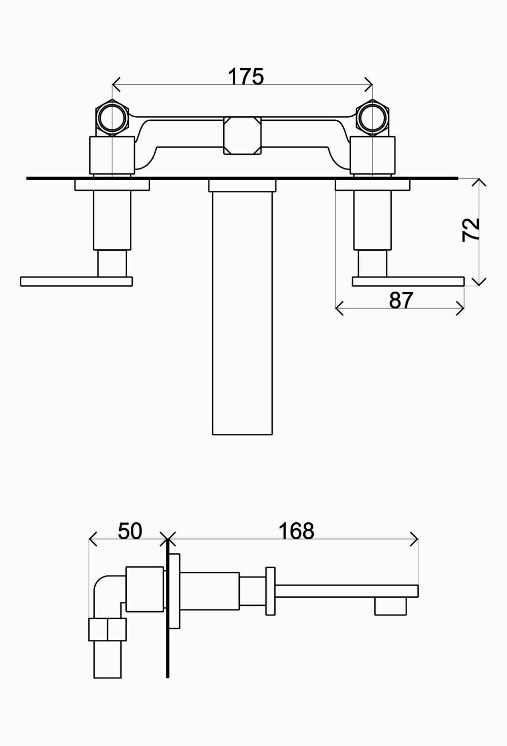 LAVATORIO DE PARED SIEVA BRUSH - Imagen 10