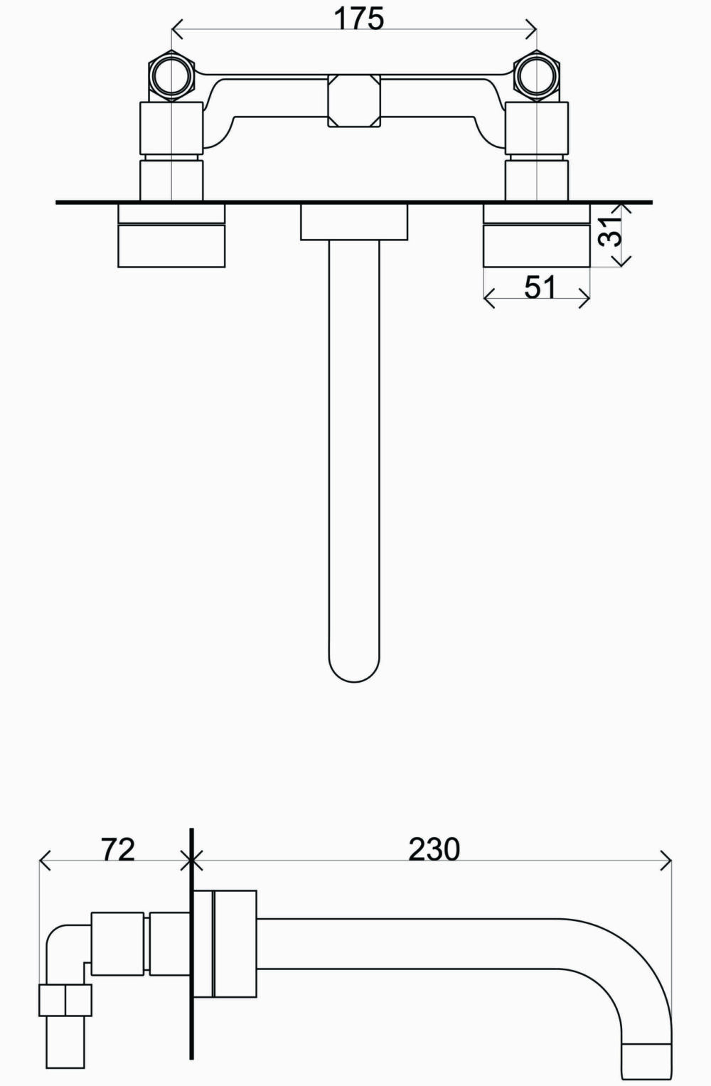 LAVATORIO DE PARED SIEVA BRUSH - Imagen 11